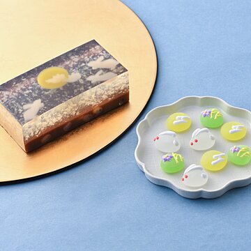 【商品のご案内】中秋の名月にちなんだ、風情あふれる京菓子をご紹介いたします。サムネイル